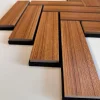 Teak Mozaik Akustik Duvar Paneli 56cmx76cm