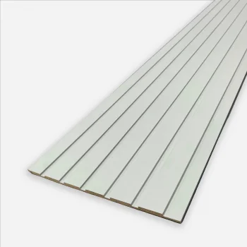 Buz Gri Mettle Mdf Lambri Duvar Paneli 25cmx280cm