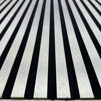Gümüş Keçeli Slim Duvar Kaplama Paneli 100cmx280cm