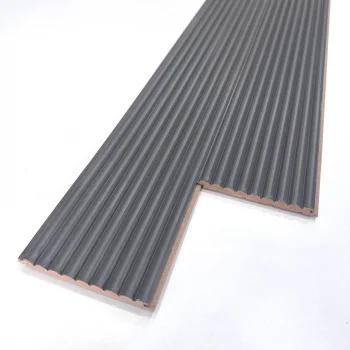 Linyit Gri Wave Mdf Lambri Duvar Paneli 15cmx280cm