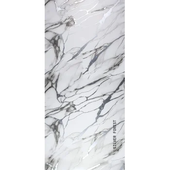 Silver Forest Mermer Desenli Pvc Duvar Paneli 1220x2440x2.2