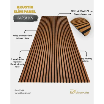 Saruhan Slim Duvar Kaplama Paneli 100cmx275cm