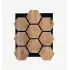Hexagon Akustik Altıgen Duvar Paneli Çam - 65cmx80cm