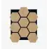 Hexagon Akustik Altıgen Duvar Paneli Karina 65cmx80cm