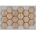 Jr.Hexagon Akustik Duvar Paneli Sonoma 55x87 cm