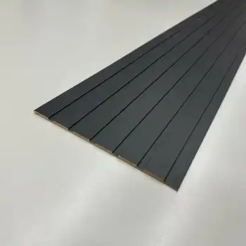 Antrasit Mdf Lambri Duvar Paneli 25cmx280cm