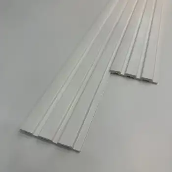 Beyaz Polimer Lambri Duvar ve Tavan Paneli - 12mm