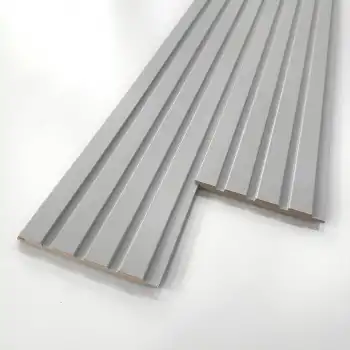 Buz Gri Mdf Lambri Duvar Paneli 15cmx280cm