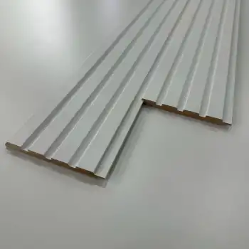 Beyaz Mdf Lambri Duvar Paneli 15cmx280cm