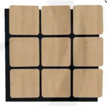 Kare Akustik Altıgen Duvar Paneli Karina 60cmx60cm