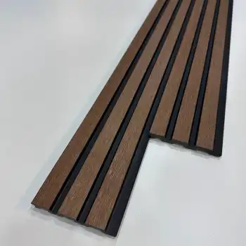 Hasır Ceviz Polimer Duvar ve Tavan Paneli - 12mm