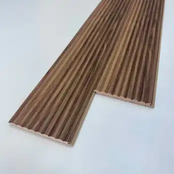 Hareli Ceviz Wave Mdf Lambri Duvar Paneli 15cmx280cm