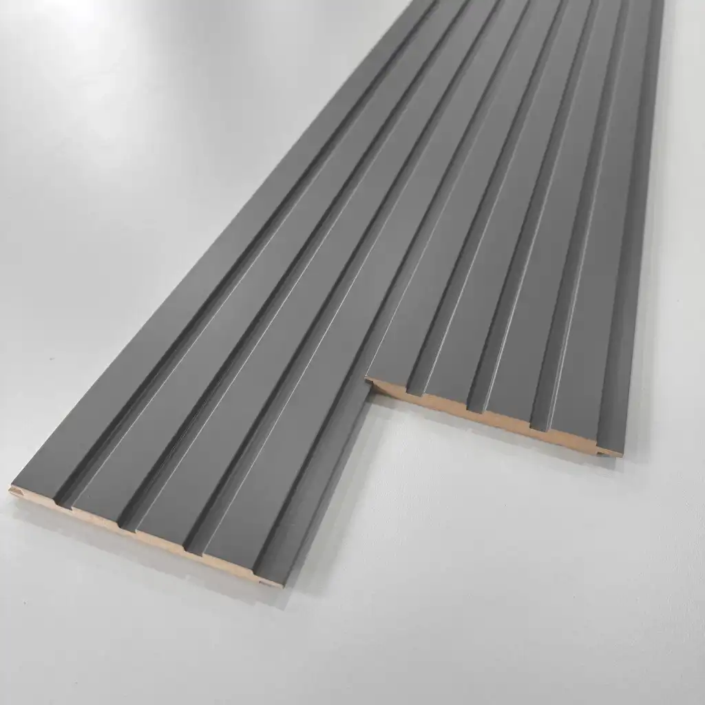 Linyit Antrasit Mdf Lambri Duvar Paneli 15cmx280cm