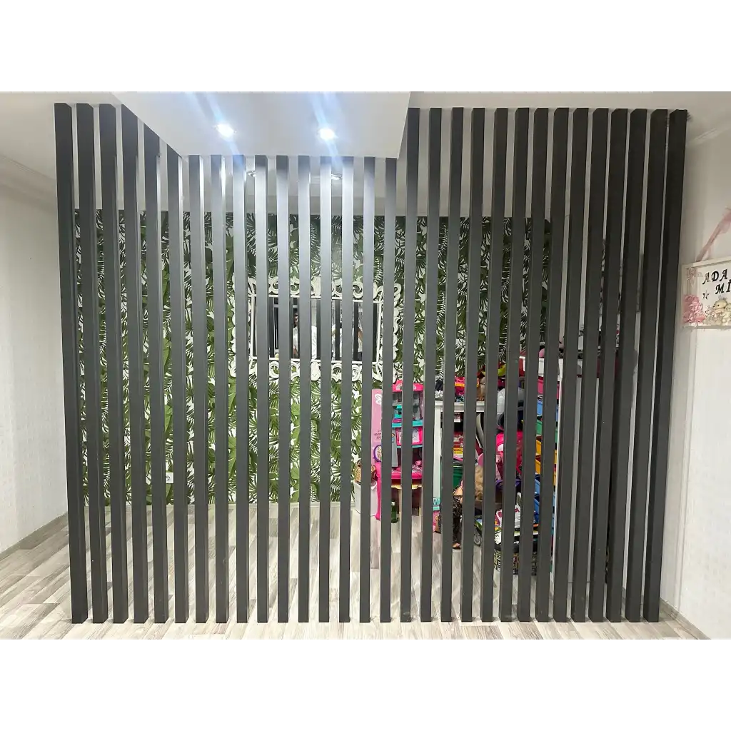 Antrasit Seperatör Bölme Profili 5cmx5cmx280cm