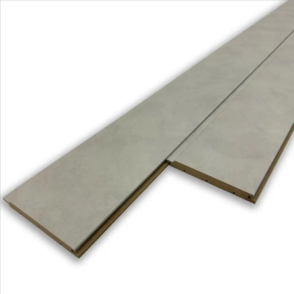 Beton Gri Hermes Mdf Lambri Duvar Paneli 12cmx280cm