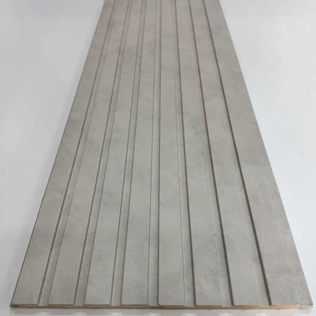 Beton Gri Mdf Lambri Duvar Paneli 15cmx280cm