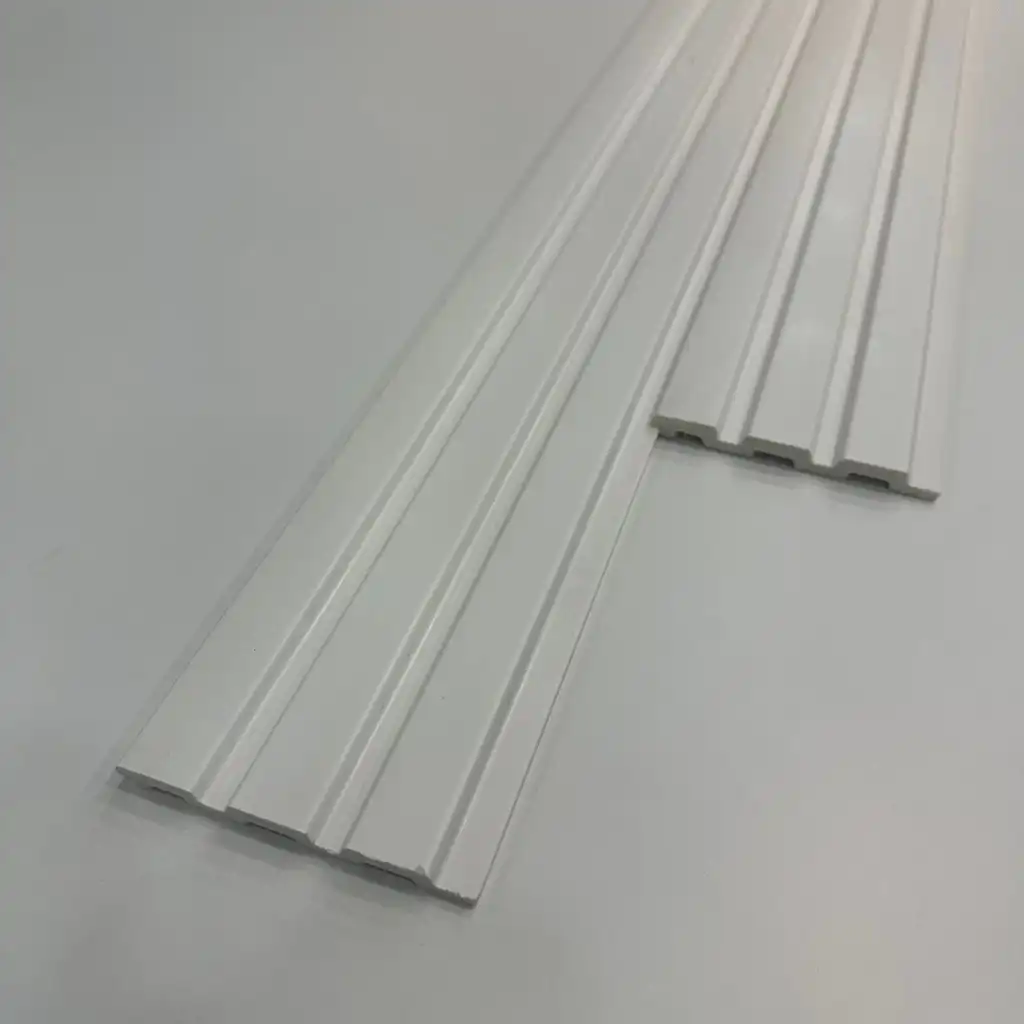 Beyaz Polimer Lambri Duvar ve Tavan Paneli - 12mm