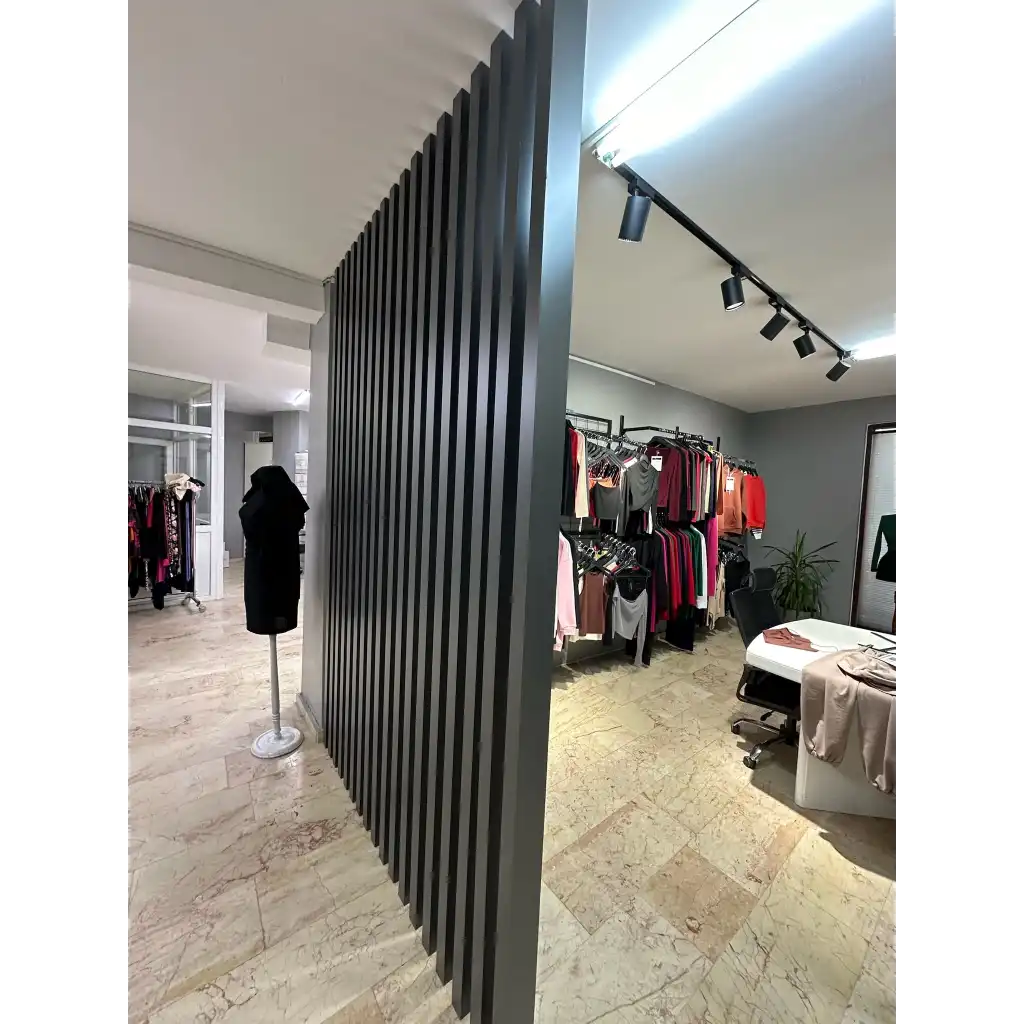 Antrasit Seperatör Bölme Profili 5cmx8cmx280cm