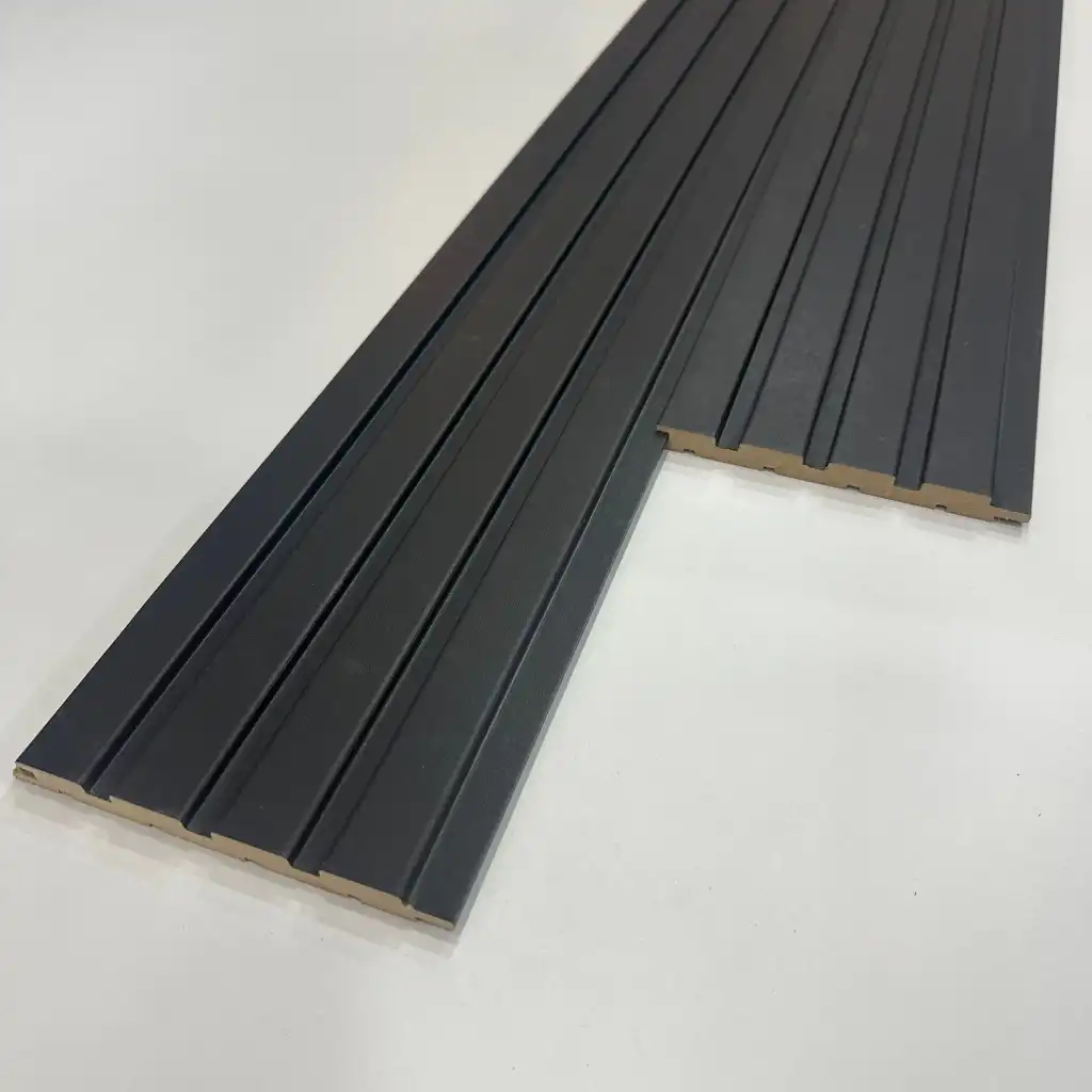 Bute Antrasit Mdf Lambri Duvar Paneli 15cmx280cm