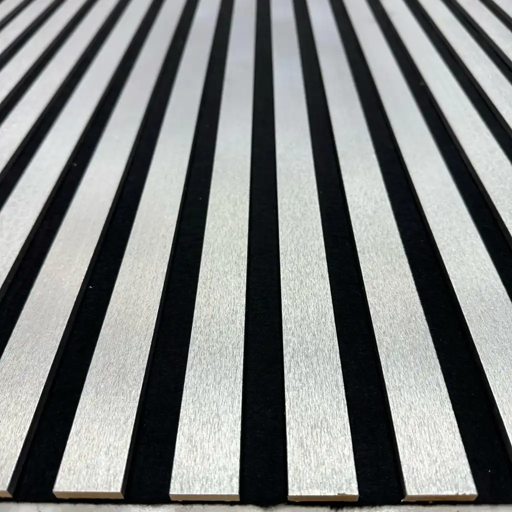 Gümüş Keçeli Slim Duvar Kaplama Paneli 100cmx280cm