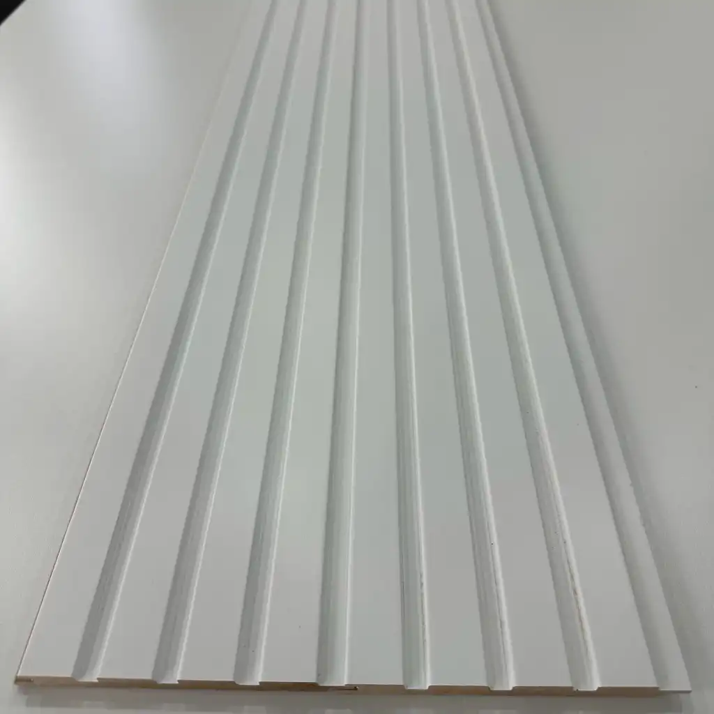 Beyaz Mdf Lambri Duvar Paneli 15cmx280cm