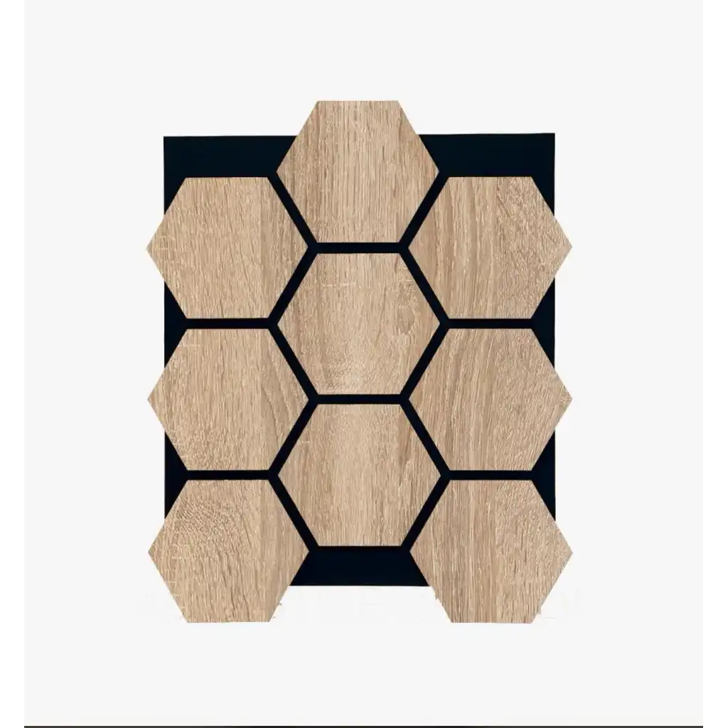 Hexagon Akustik Altıgen Duvar Paneli Sonoma - 65cmx80cm