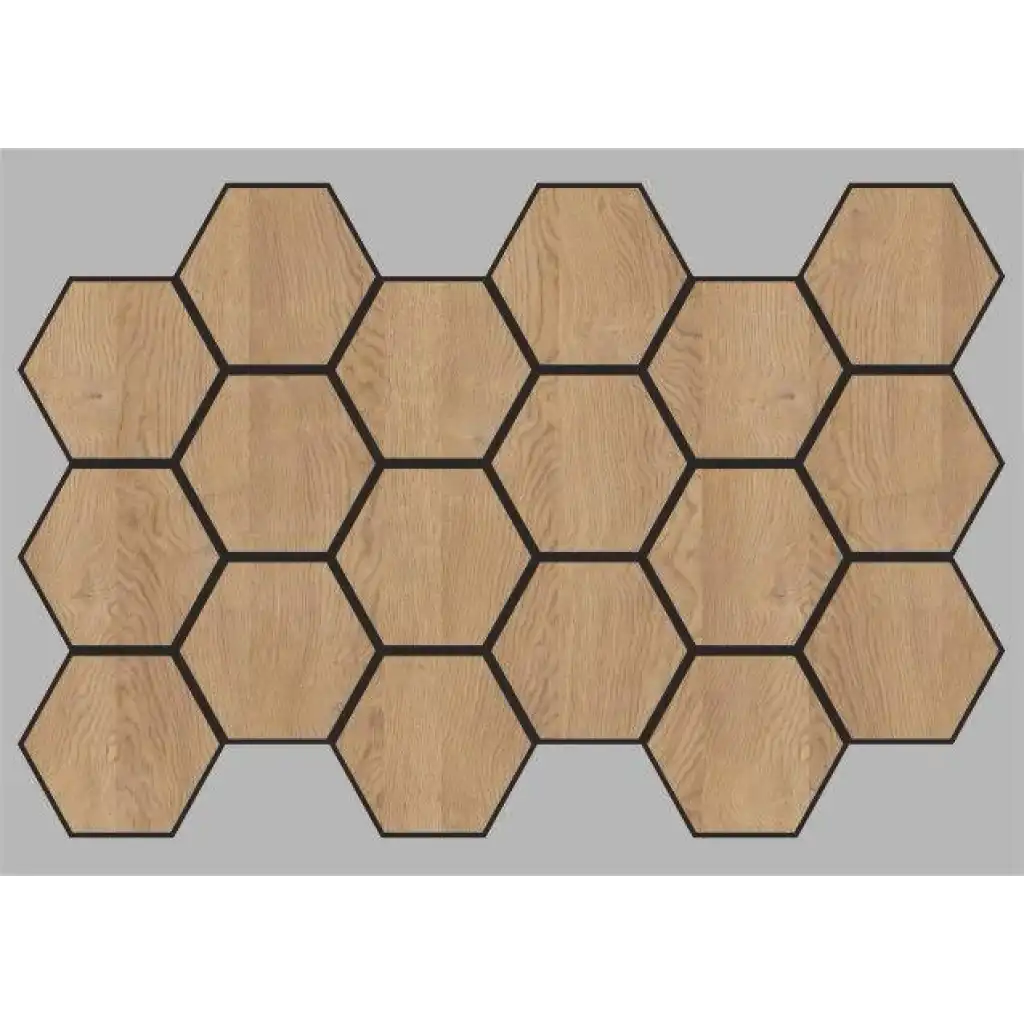 Jr.Hexagon Akustik Duvar Paneli Karina 55x87 cm