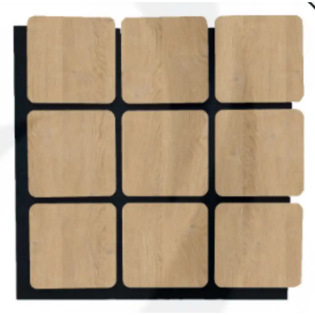 Kare Akustik Altıgen Duvar Paneli Karina 60cmx60cm