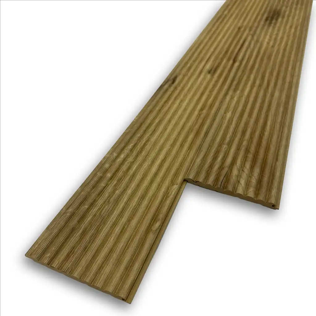 Meşe Wave Mdf Lambri Duvar Paneli 15cmx280cm