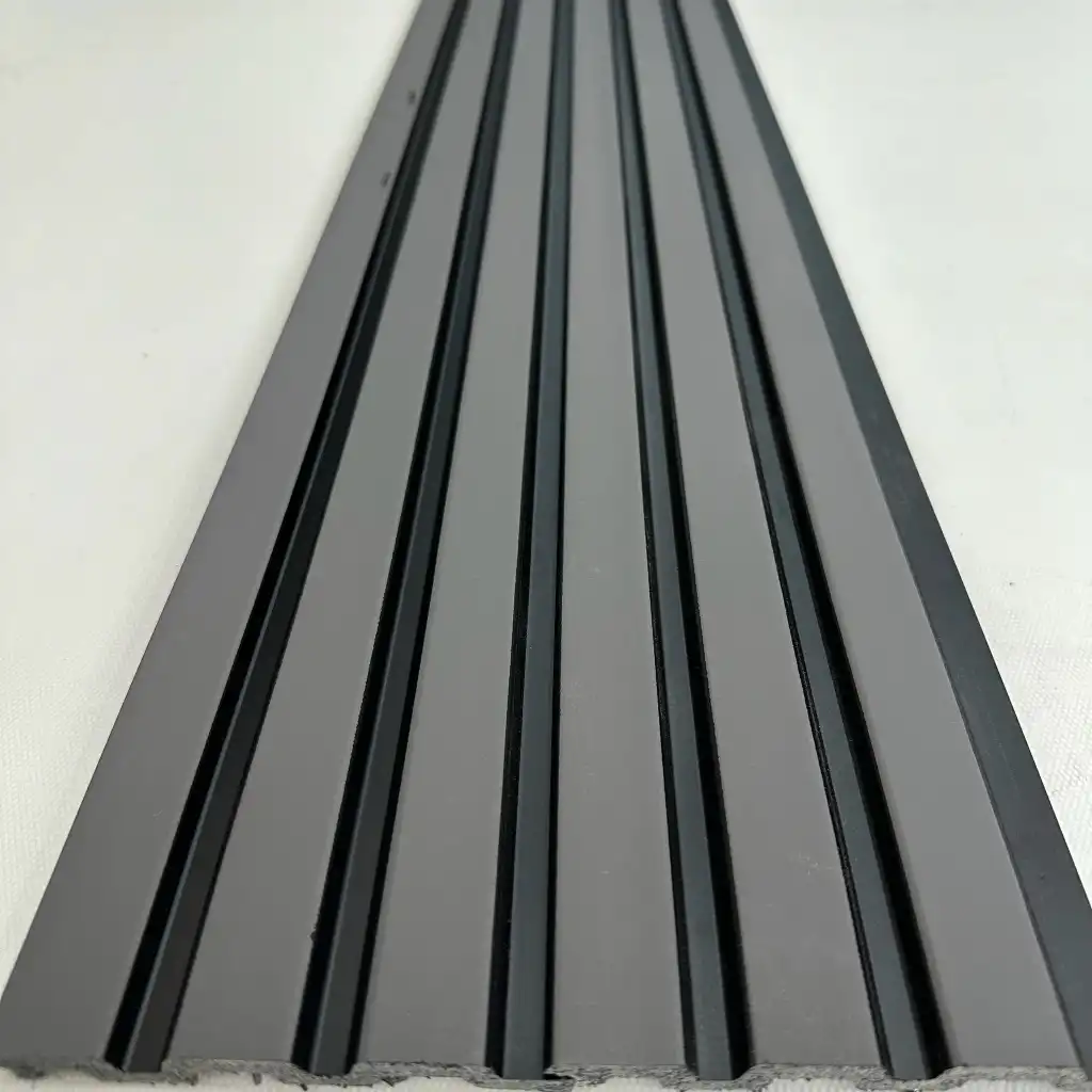 Siyah Antrasit Polimer Lambri Duvar ve Tavan Paneli - 12mm