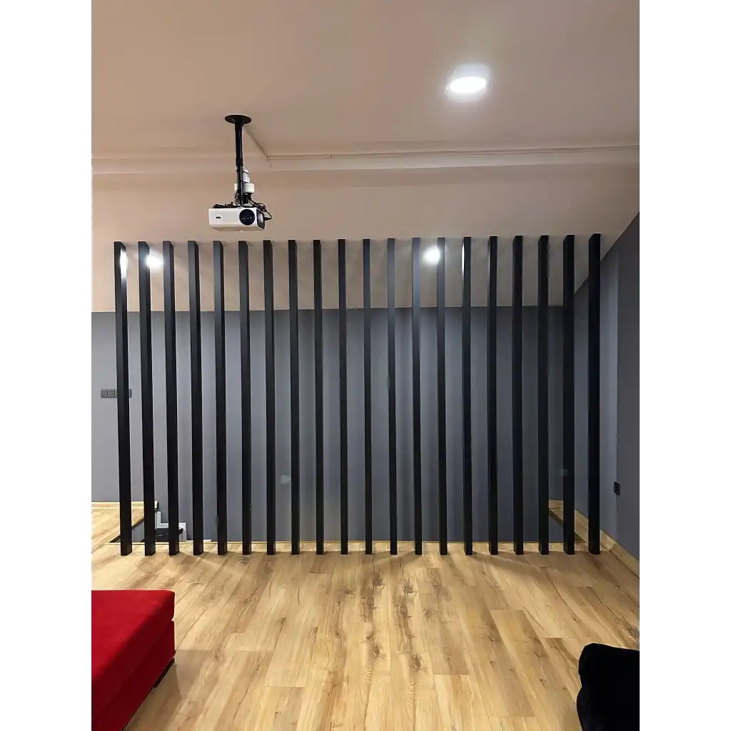 Siyah Seperatör Bölme Profili 5cmx8cmx280cm