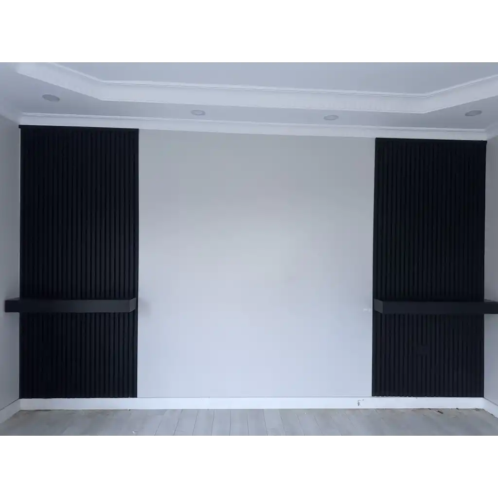 Siyah Slim Duvar Kaplama Paneli 60cmx275cm