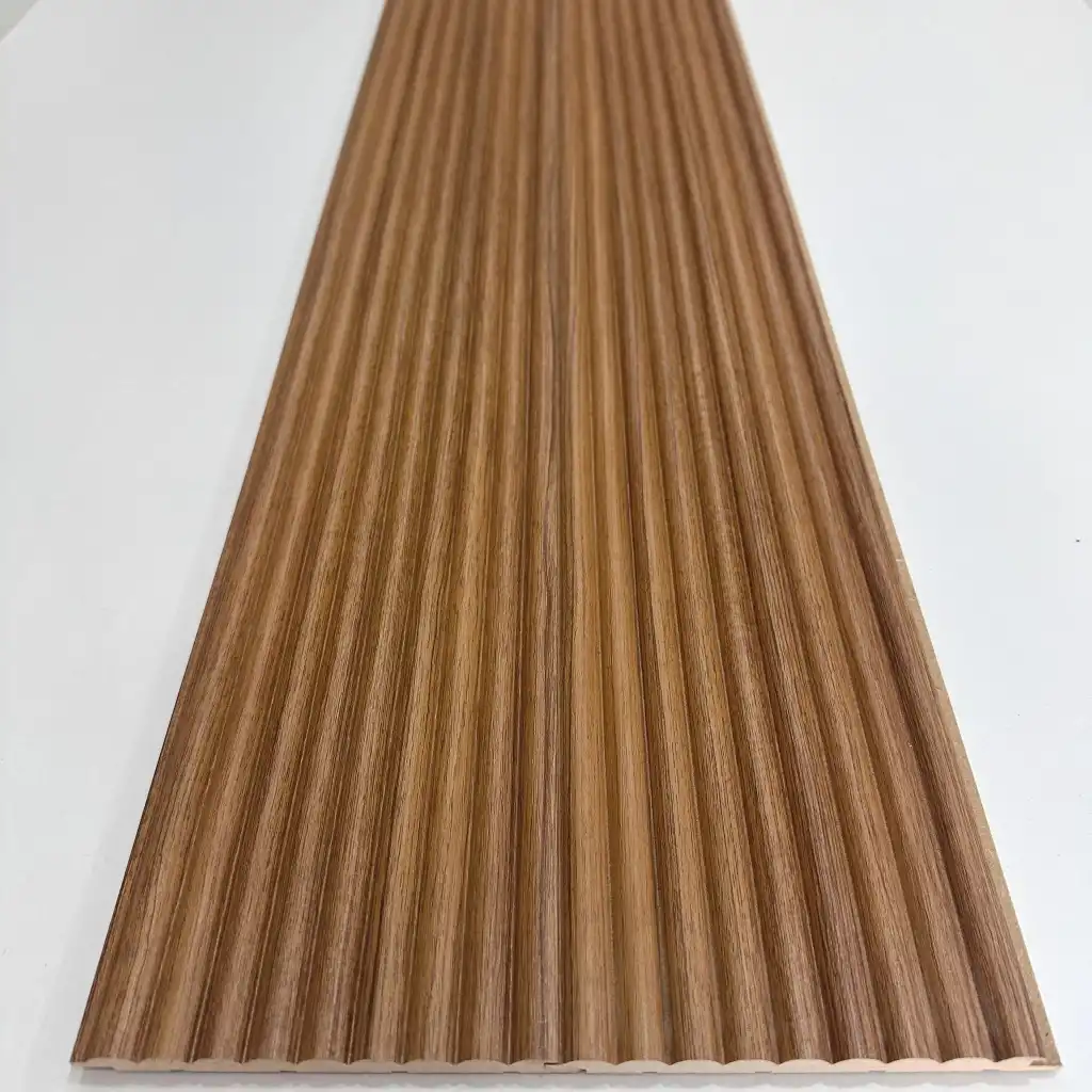 Teak Wave Mdf Lambri Duvar Paneli 15cmx280cm