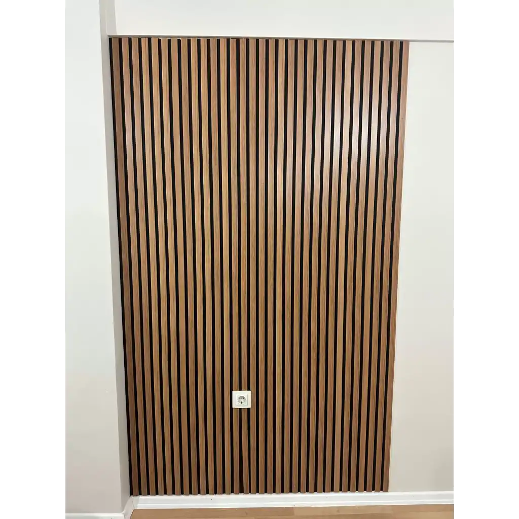 Teak Slim Duvar Kaplama Paneli 60cmx275cm