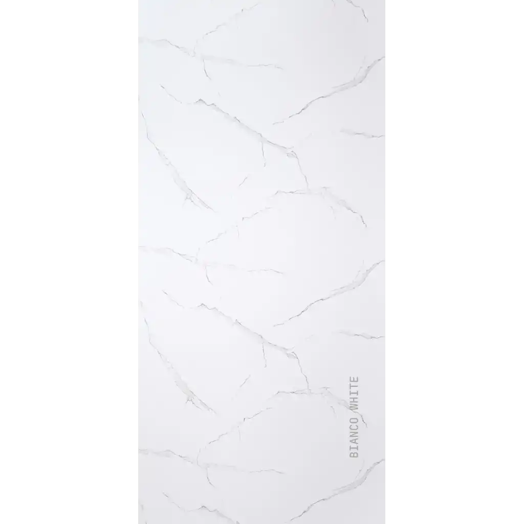 Bianco White Mermer Desenli Pvc Duvar Paneli 1220x2440x2.2