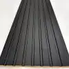 Siyah Mdf Lambri Duvar Paneli 15cmx280cm