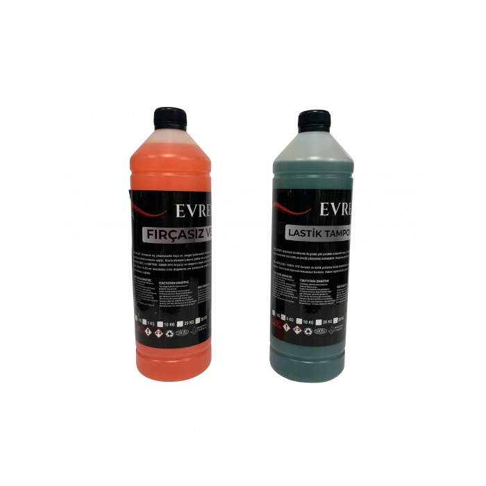 Fırçasız Oto Yıkama Köpüğü + Lastik & Tampon Parlatıcı 1 Litre – Araç Dış Bakım Paketi