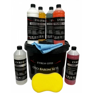 10’lu Profesyonel Oto Bakım Paketi – Temizlik, Parlatma ve Uygulama Seti