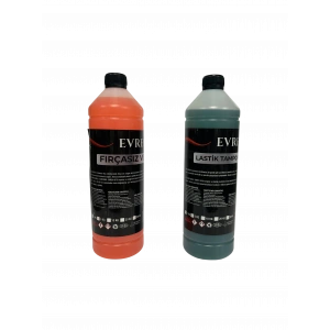 Fırçasız Oto Yıkama Köpüğü + Lastik & Tampon Parlatıcı 1 Litre – Araç Dış Bakım Paketi