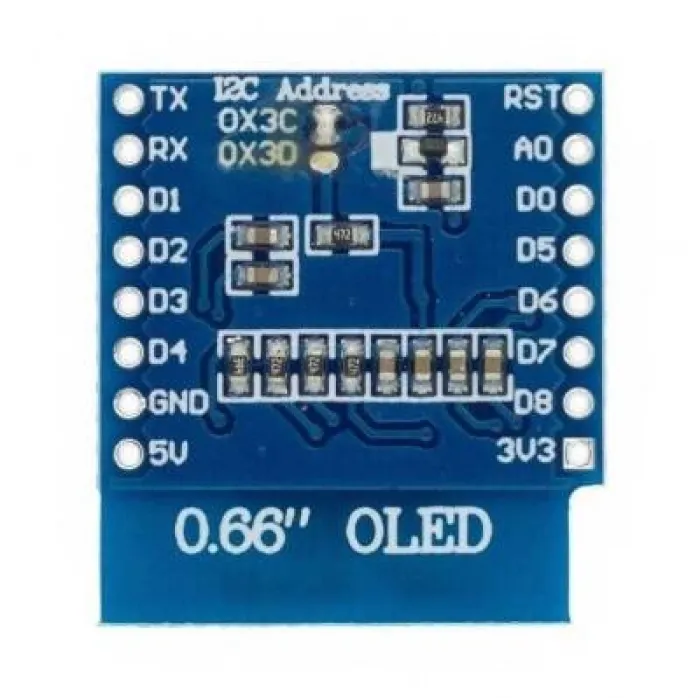 0.66 64x47 Oled Grafik Lcd Ekran - Beyaz