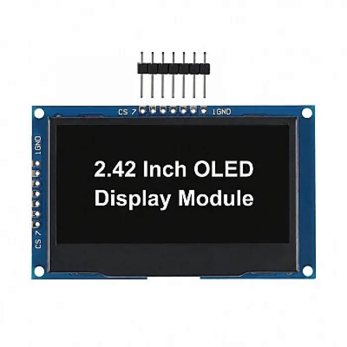 2.42 128x64 SSD1309 OLED LCD Ekran - Beyaz