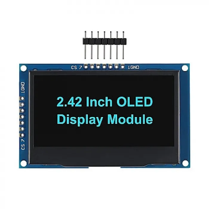 2.42 128x64 SSD1309 OLED LCD Ekran - Mavi