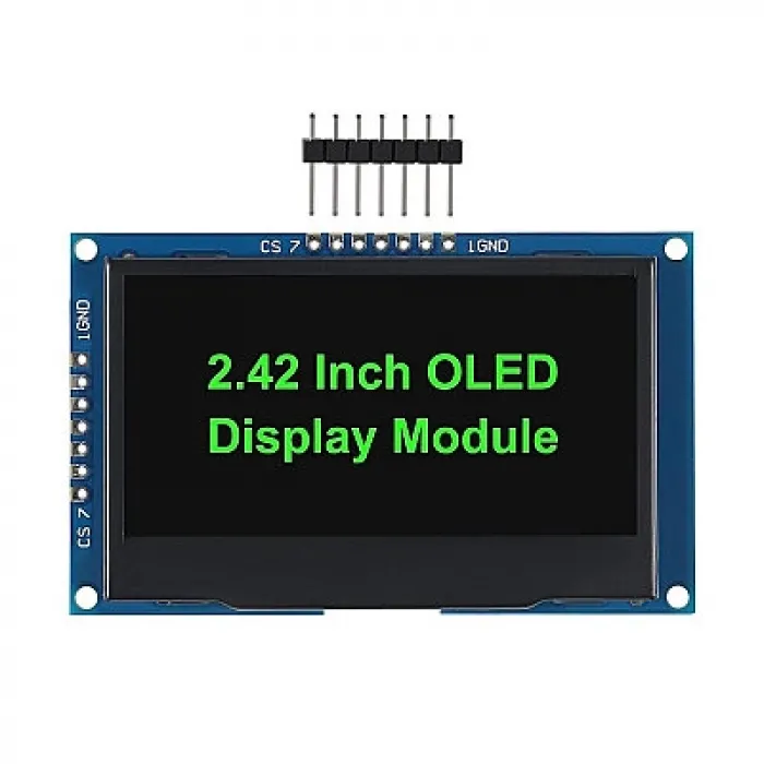 2.42 128x64 SSD1309 OLED LCD Ekran - Yeşil