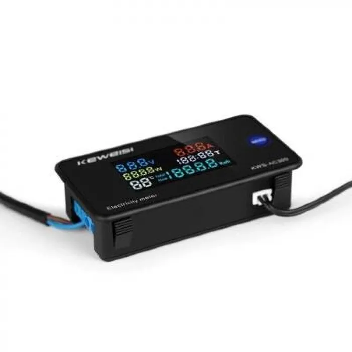 Dijital AC 50-300V 20A Voltmetre Ampermetre