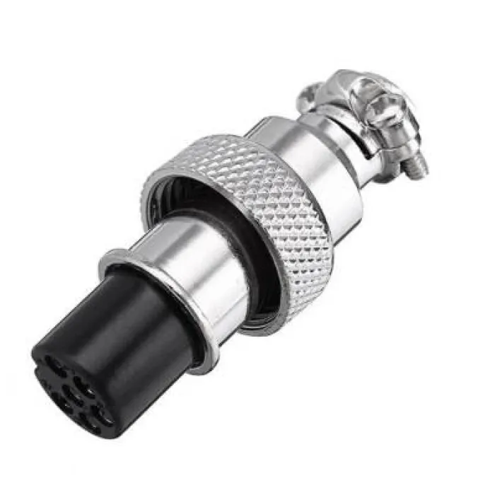 Mike Konnektör 6-Pin 12mm - Dişi