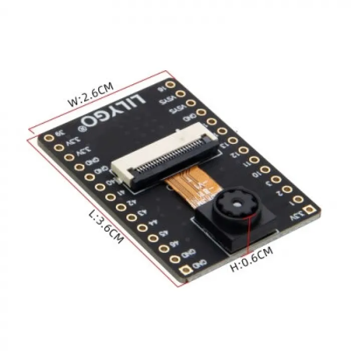 T-Display-S3-AMOLED Kamera Shield