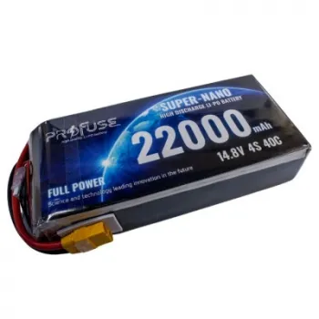 14,8V 4S 22000mAh 65C Lipo Batarya