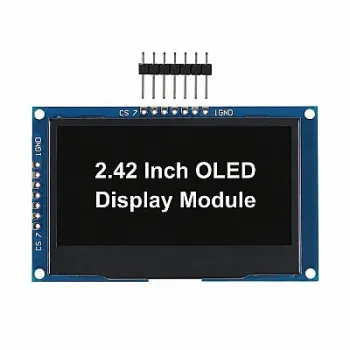 2.42 128x64 SSD1309 OLED LCD Ekran - Beyaz