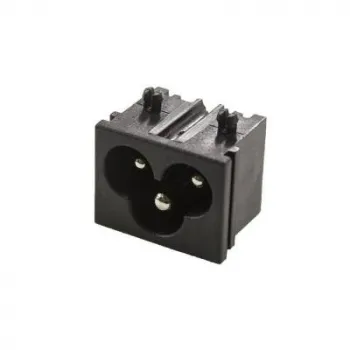 IEC320 C6 Erkek Power Soketi