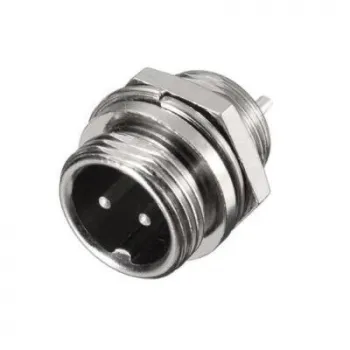 Mike Konnektör 2-Pin 12mm - Erkek
